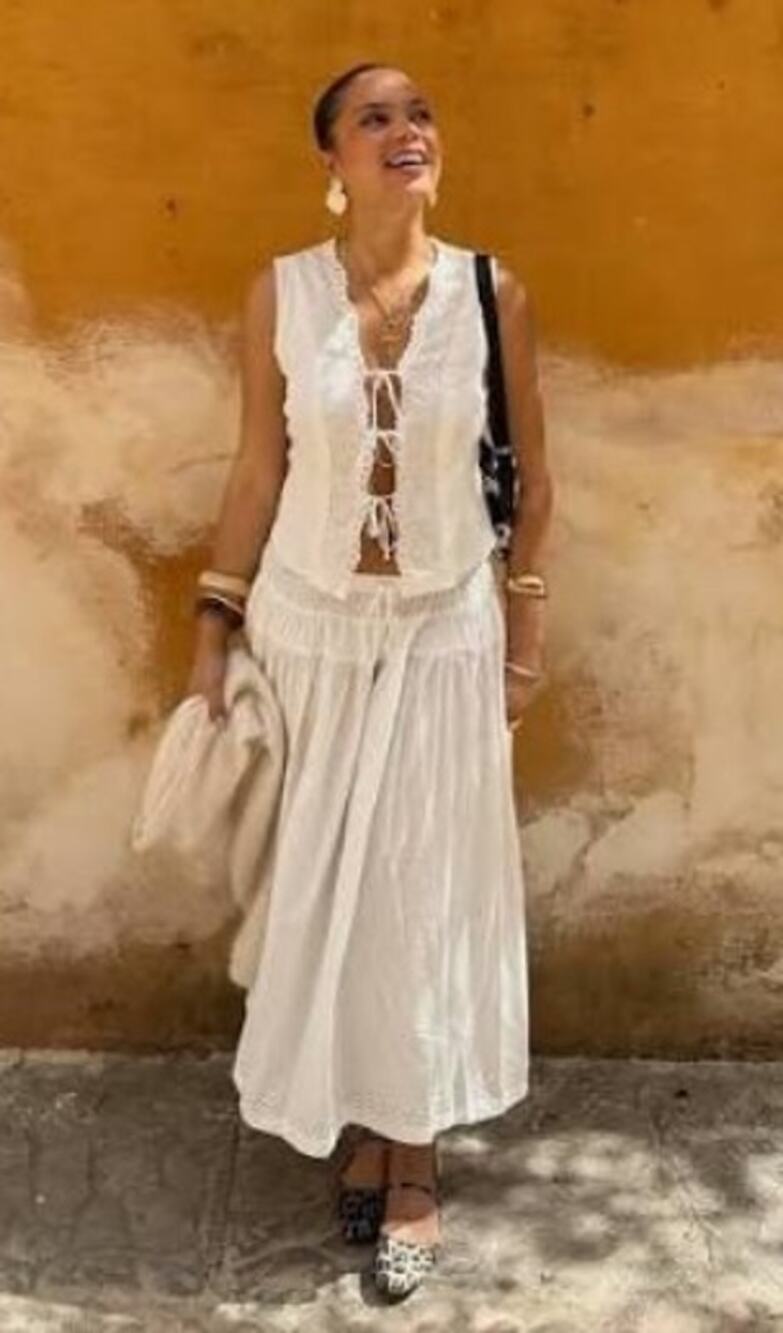 076 NWT Free People Gesibelle Set | Color Clean Ivory | Size Large